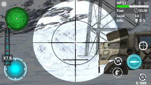 Capturas de tela do Mountain Sniper Shooting
