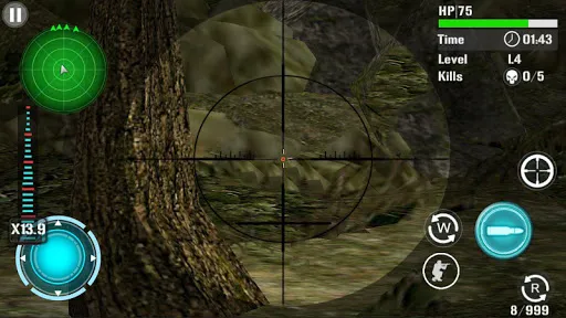 Capturas de tela do Mountain Sniper Shooting