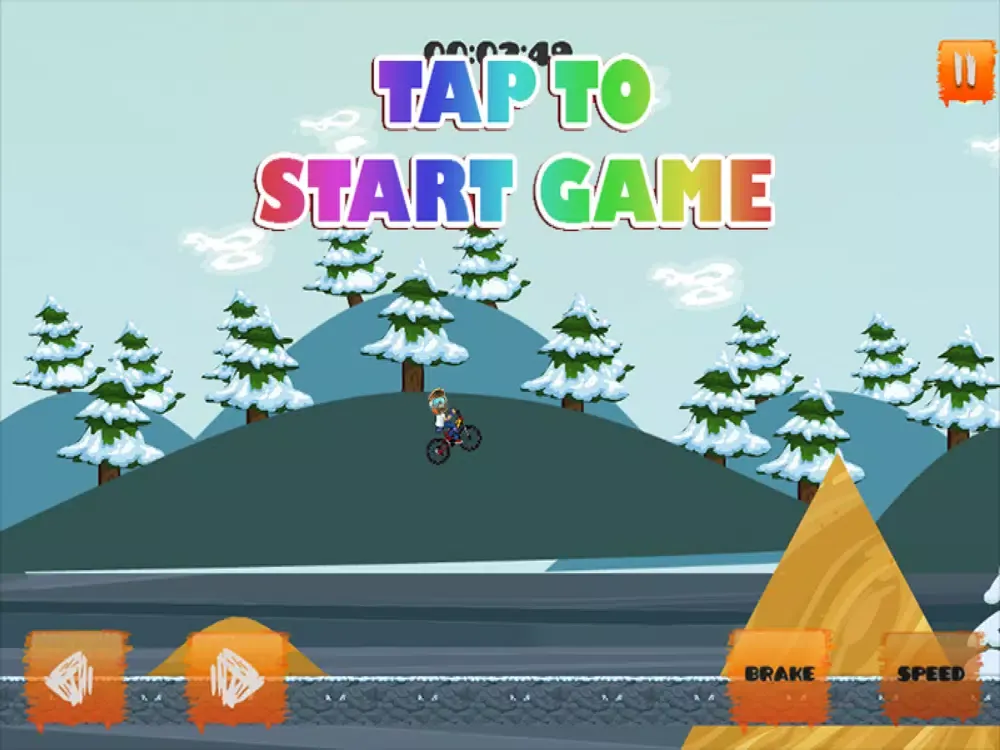 Capturas de tela do Mountain Race With Boy Bike iPad 