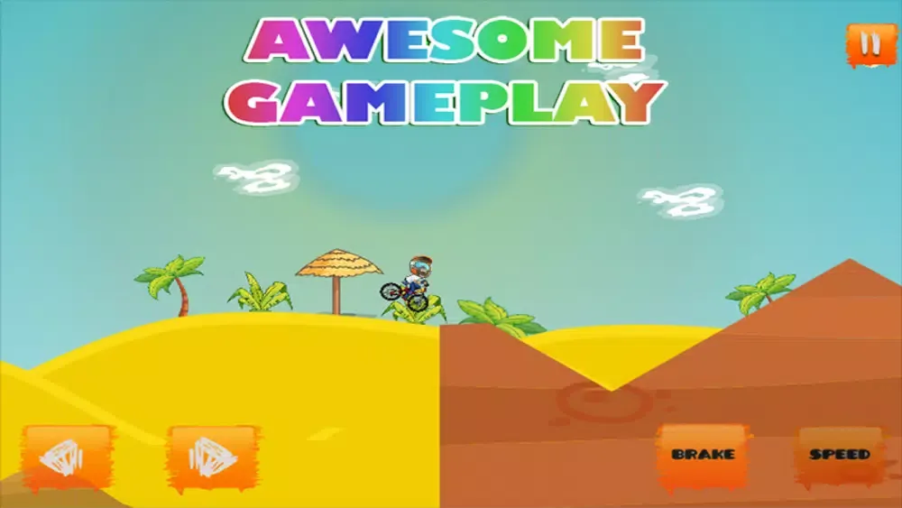 Capturas de tela do Mountain Race With Boy Bike