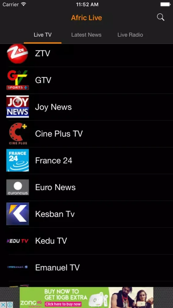 Ghana Live TV - Pro স্ক্রিনশট
