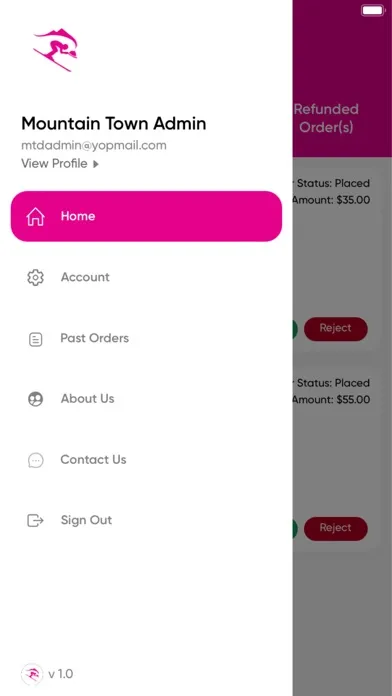 Mountain Town Delivery Admin स्क्रीनशॉट