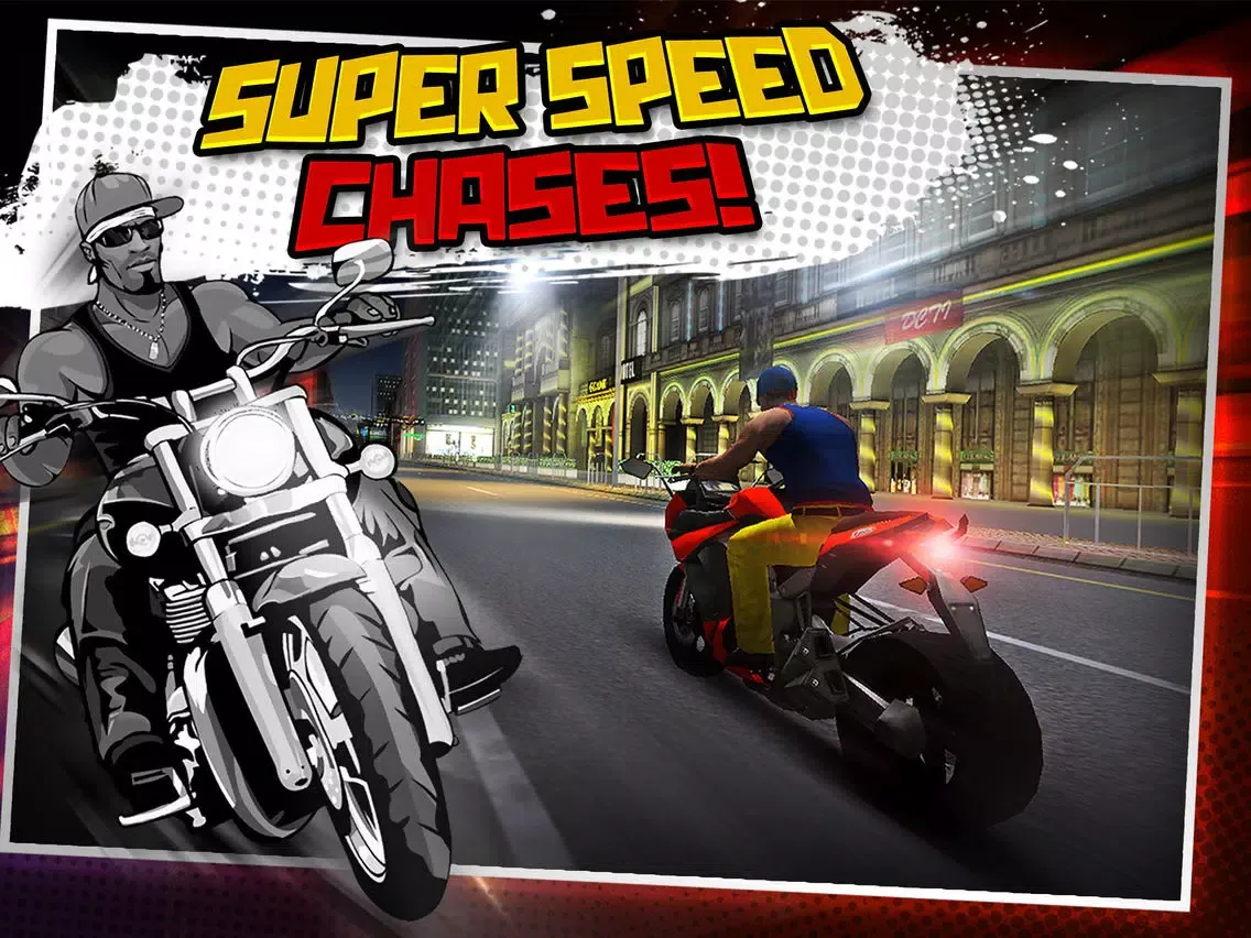 Capturas de tela do Motor-Bike Drag Racing Hero - Real Driving Simulator Road Race Rivals Game iPad 