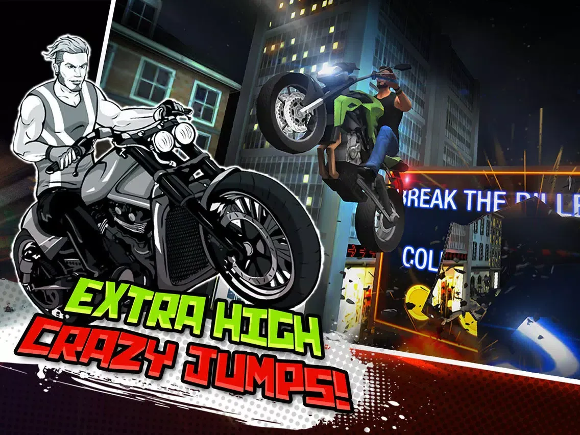 Capturas de tela do Motor-Bike Drag Racing Hero - Real Driving Simulator Road Race Rivals Game iPad 