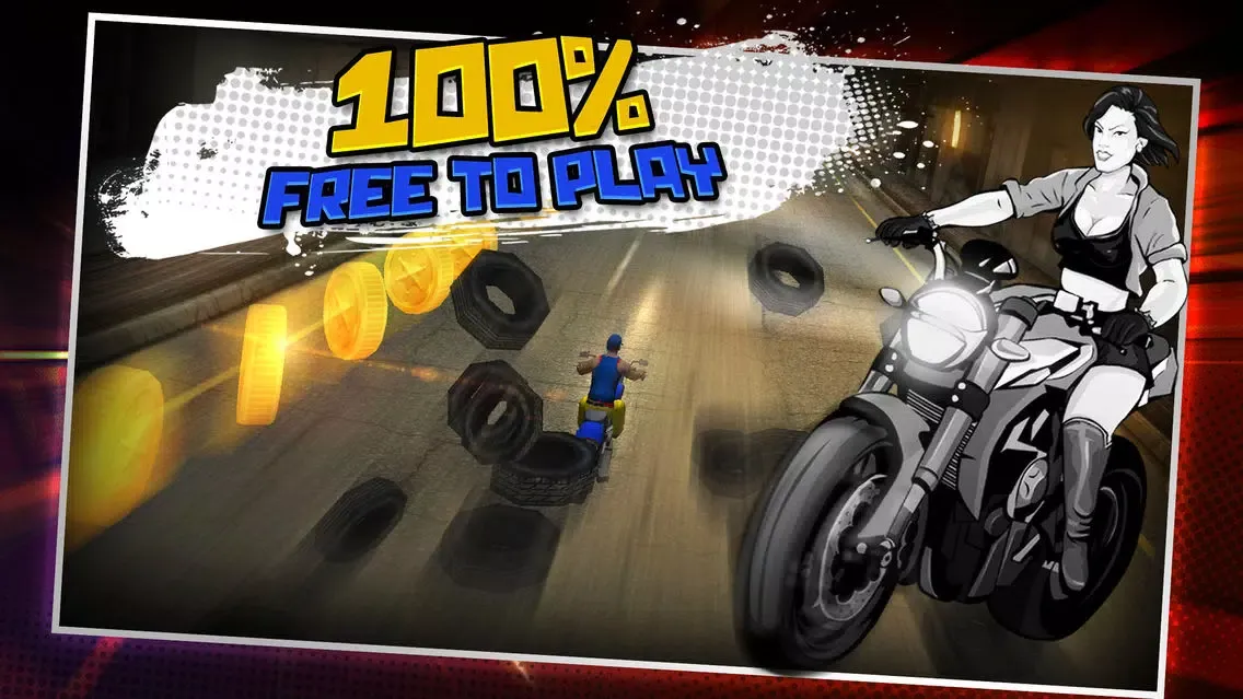 Capturas de tela do Motor-Bike Drag Racing Hero - Real Driving Simulator Road Race Rivals Game