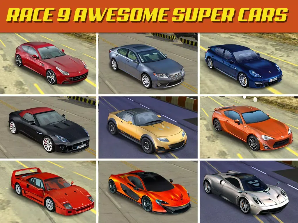 Capturas de tela do Traffic Race Mania - Real Endless Car Racing Run Game iPad 
