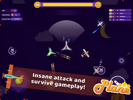 Screenshot di Plane Wars: Air Combat Games iPad 