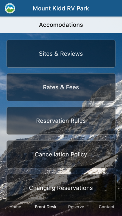 Zrzuty ekranu Mount Kidd RV Park