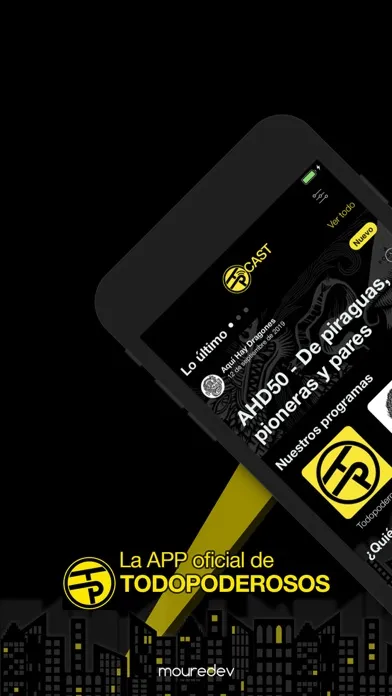 Capturas de pantalla de TP Cast - por Todopoderosos