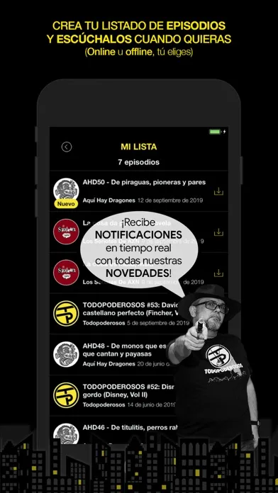 Capturas de pantalla de TP Cast - por Todopoderosos