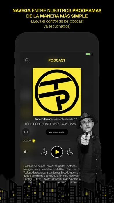 Capturas de pantalla de TP Cast - por Todopoderosos