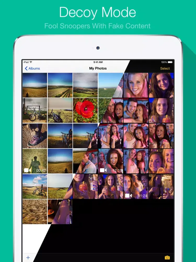 صور Secure Vault™ -Hide Your Media iPad 