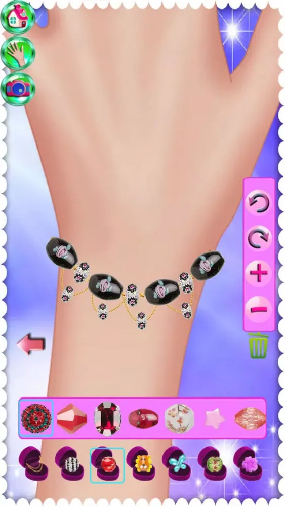 Tangkapan layar Super Star Model Show:Fashion Party-Makeup,Dressup and Prom Salon Makeover Games-Nail Salon,Necklace Designer!
