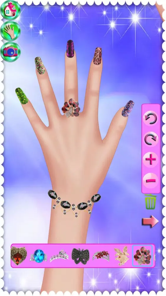 Tangkapan layar Super Star Model Show:Fashion Party-Makeup,Dressup and Prom Salon Makeover Games-Nail Salon,Necklace Designer!