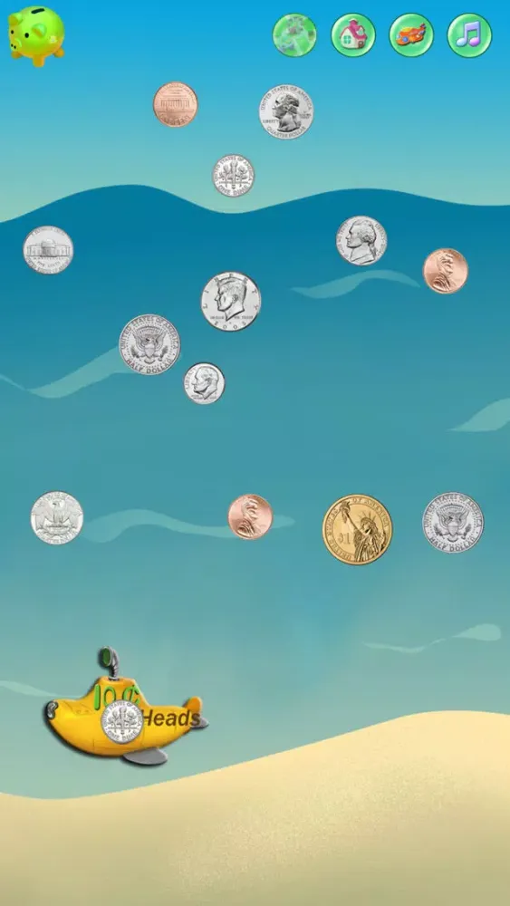 Captures d'écran de Coins Counting:Elementary Math
