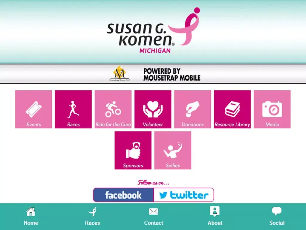 Susan G Komen Michigan iPad 應用截圖