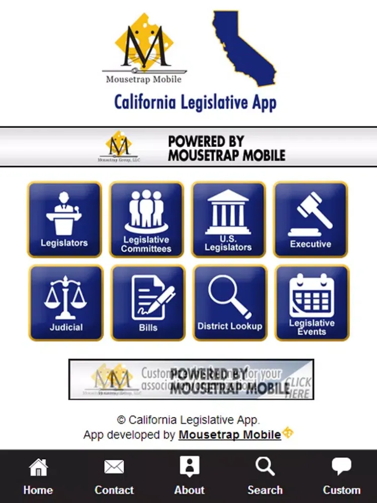 California Legislative App iPad 應用截圖