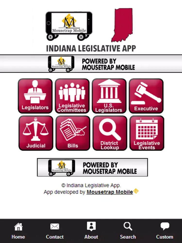 Indiana Legislative App iPad 應用截圖