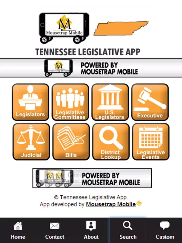 صور Tennessee Legislative App iPad 
