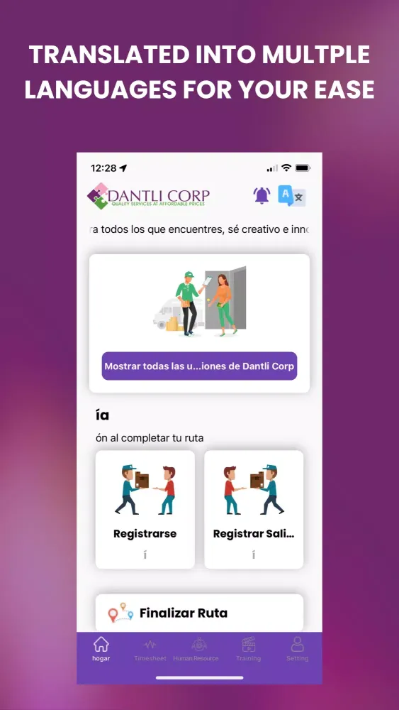Screenshot di Dantli Corp