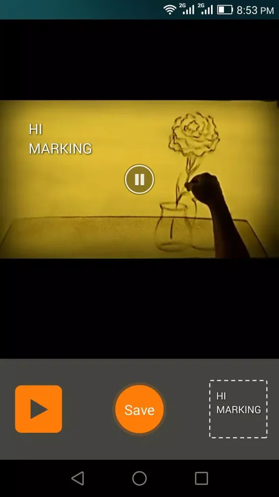 Marking-watermark video gif Screenshots