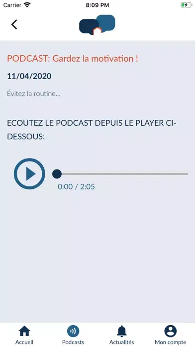 Podcast'immo Ekran Görüntüleri