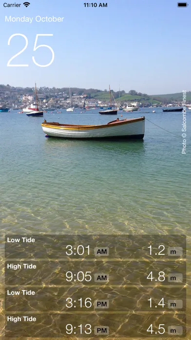 Capturas de tela do Salcombe App