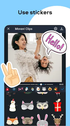 Zrzuty ekranu Movavi Clips - Video Editor