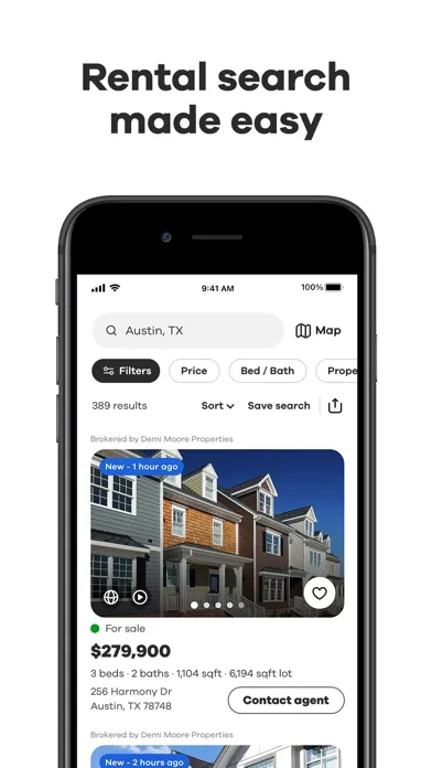 Screenshot di Realtor.com Real Estate & Rent