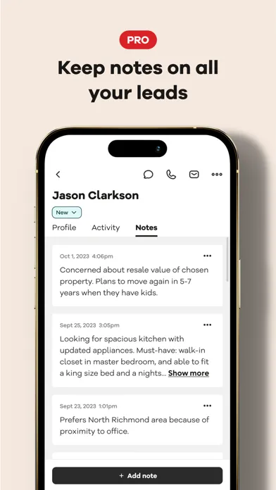 Realtor.com PRO Screenshots