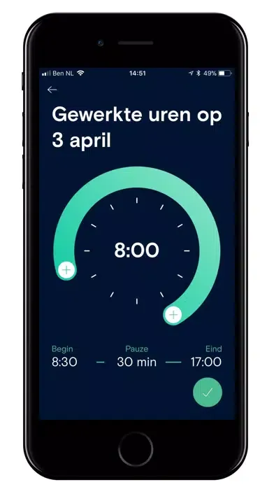 تصاویر Tellow Time urenregistratie