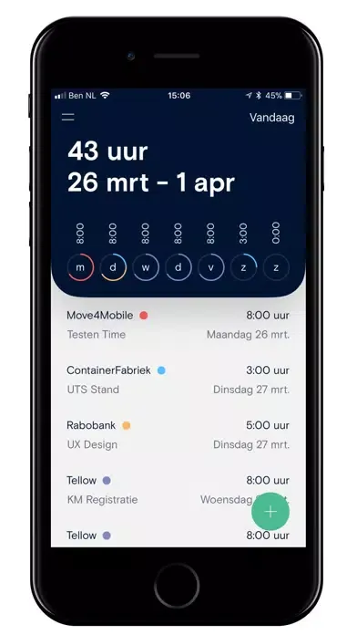 تصاویر Tellow Time urenregistratie