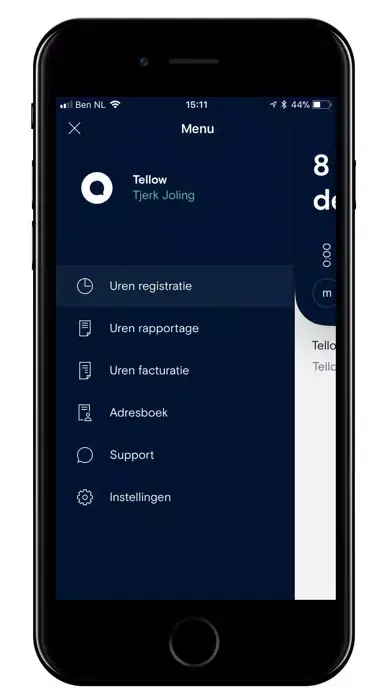 تصاویر Tellow Time urenregistratie