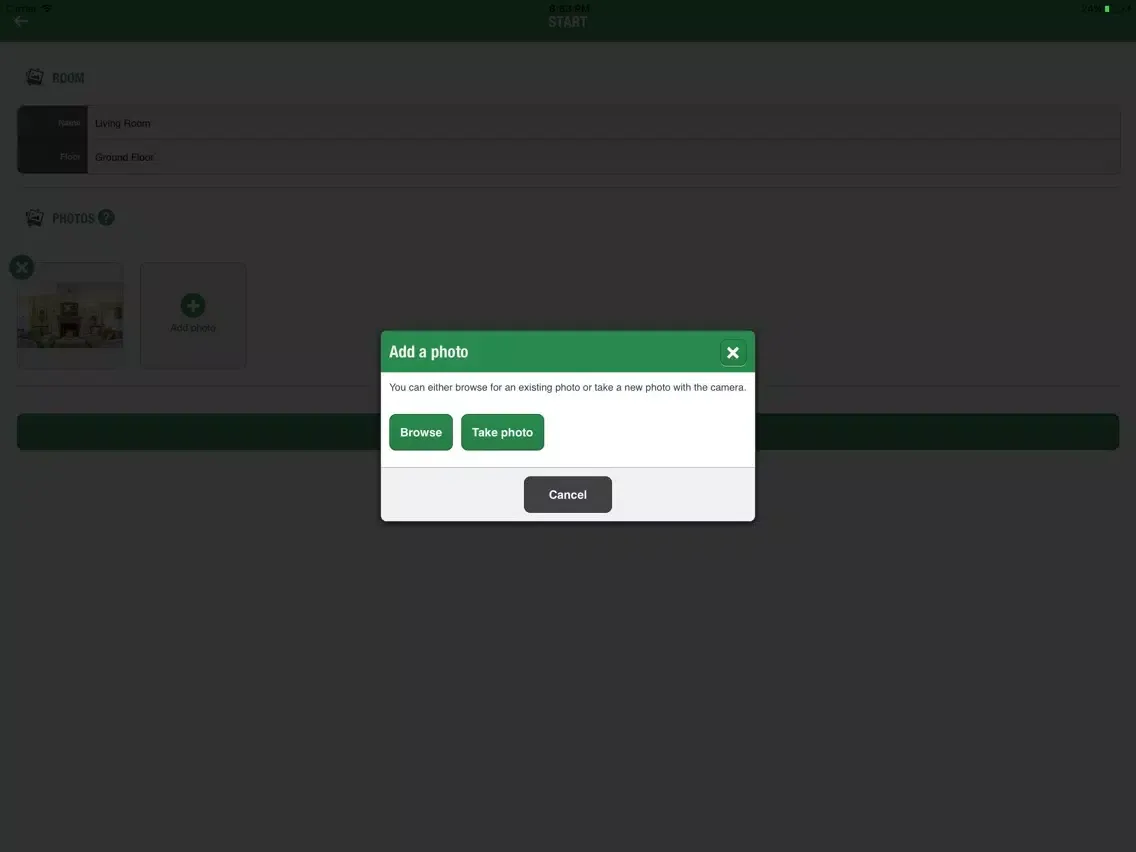 Capturas de tela do Chudley Removal Quote App iPad 