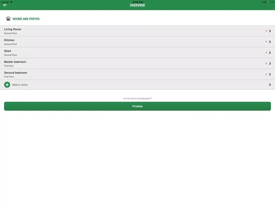 Capturas de tela do Chudley Removal Quote App iPad 