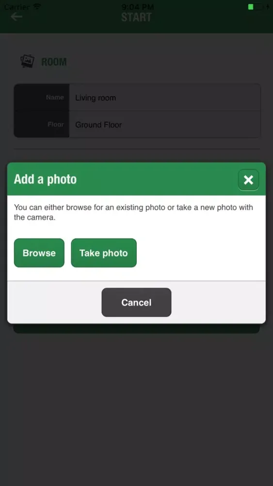 Capturas de tela do Chudley Removal Quote App