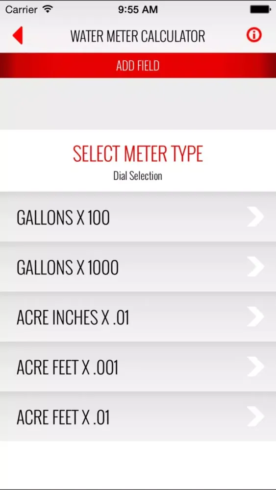 Captures d'écran de Water Meter Calculator by UNL Extension