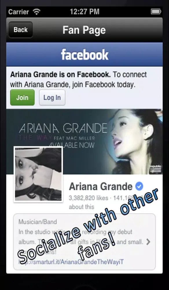Captures d'écran de FunApps - Ariana Grande Edition