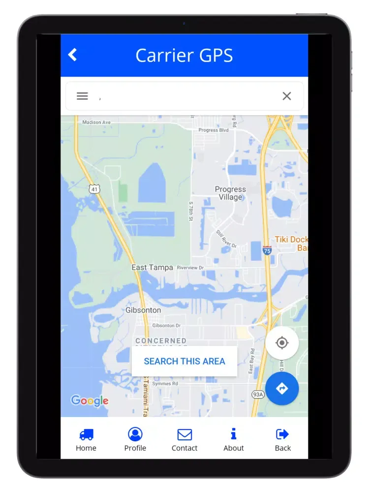 Tangkapan skrin Movefax Safer Web iPad 