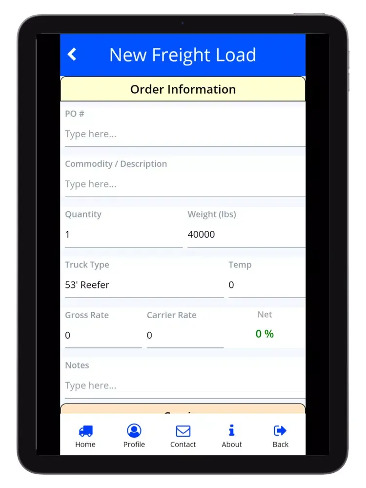 Tangkapan skrin Movefax Safer Web iPad 