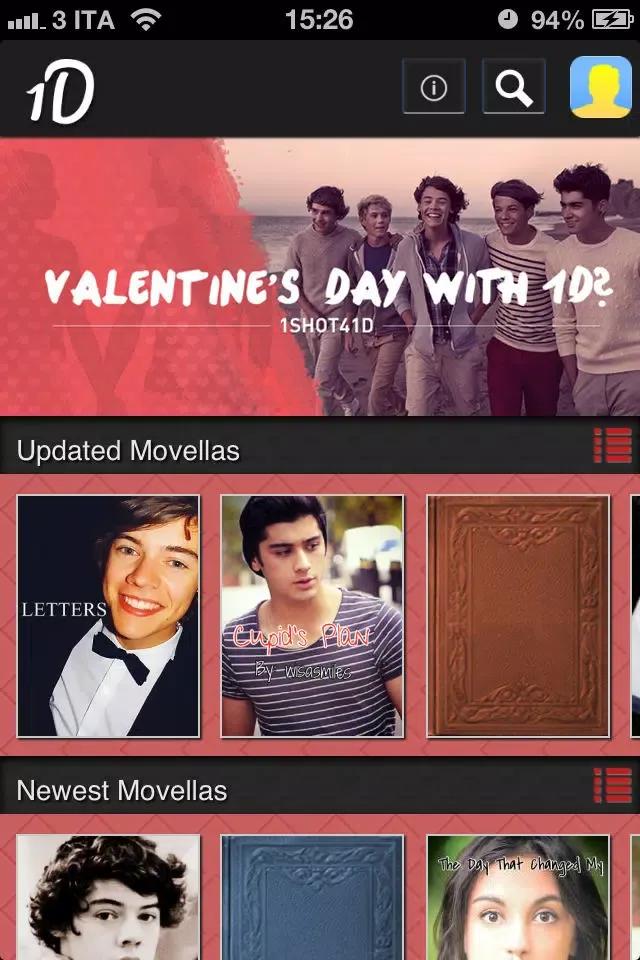 One Direction Valentine’s Stories Screenshots