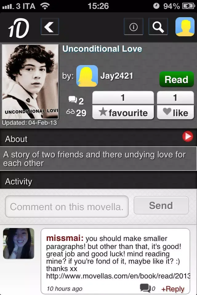 One Direction Valentine’s Stories Screenshots