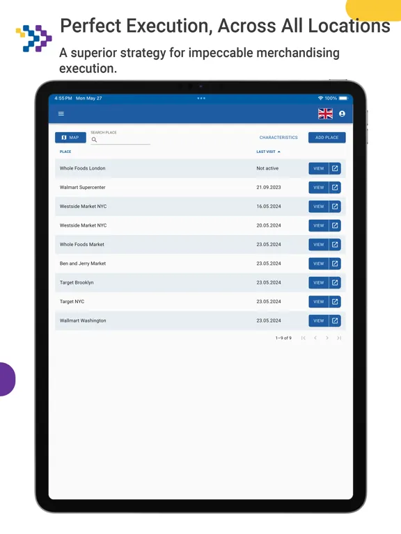 Capturas de pantalla de Movemar Hub iPad 