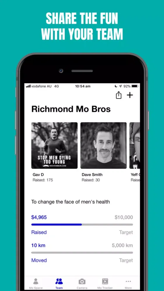 Movember Mobile স্ক্রিনশট