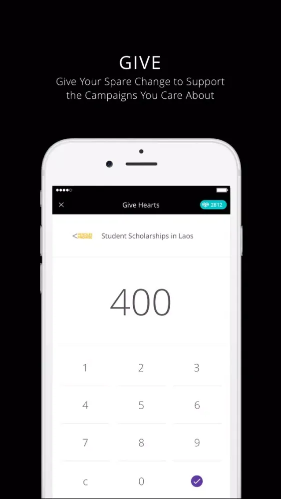 Movements - fund social good with spare change Screenshots