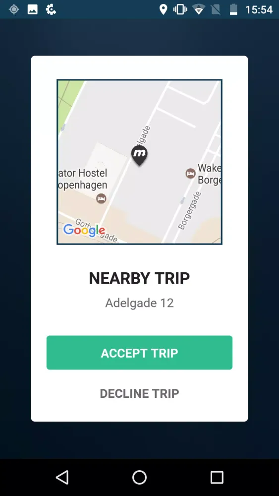 Tangkapan layar Mover for Drivers
