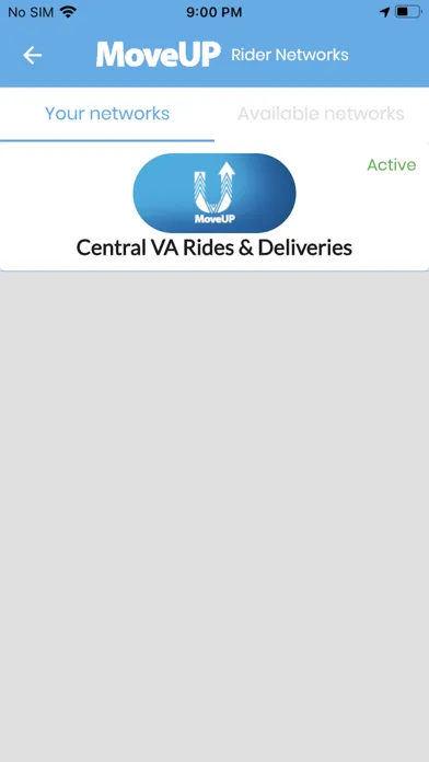 Tangkapan skrin MoveUP - Rides and Deliveries