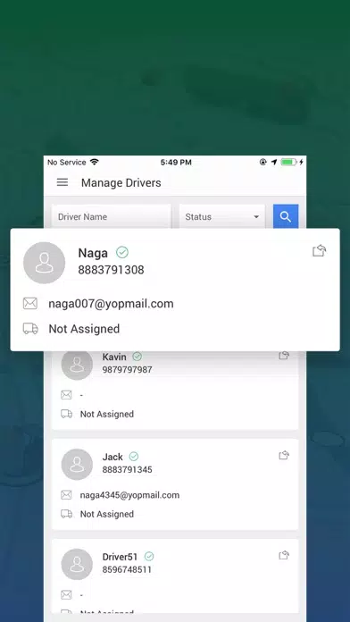 Tangkapan layar Movefleet Manager