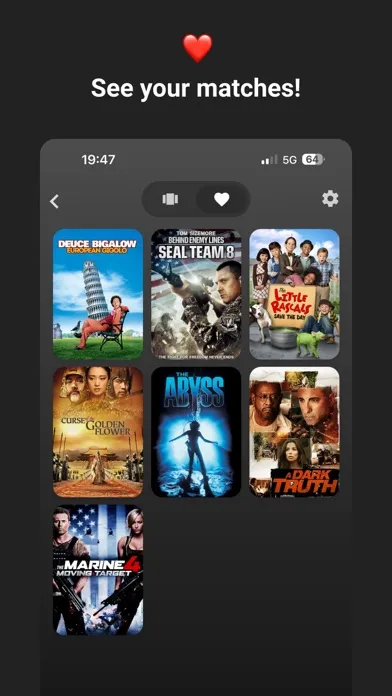Capturas de pantalla de MovieSwipe - Find new movies