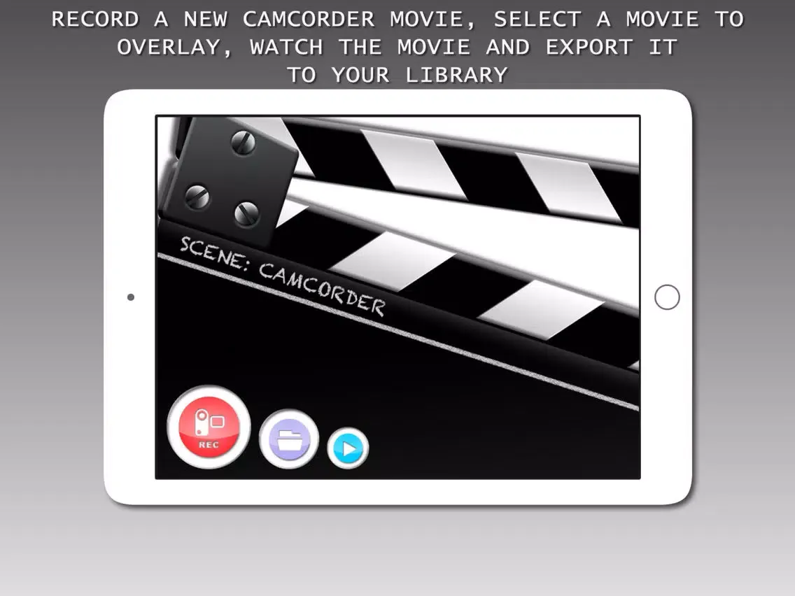 Camcorder Movie Overlay™ iPad  Screenshots